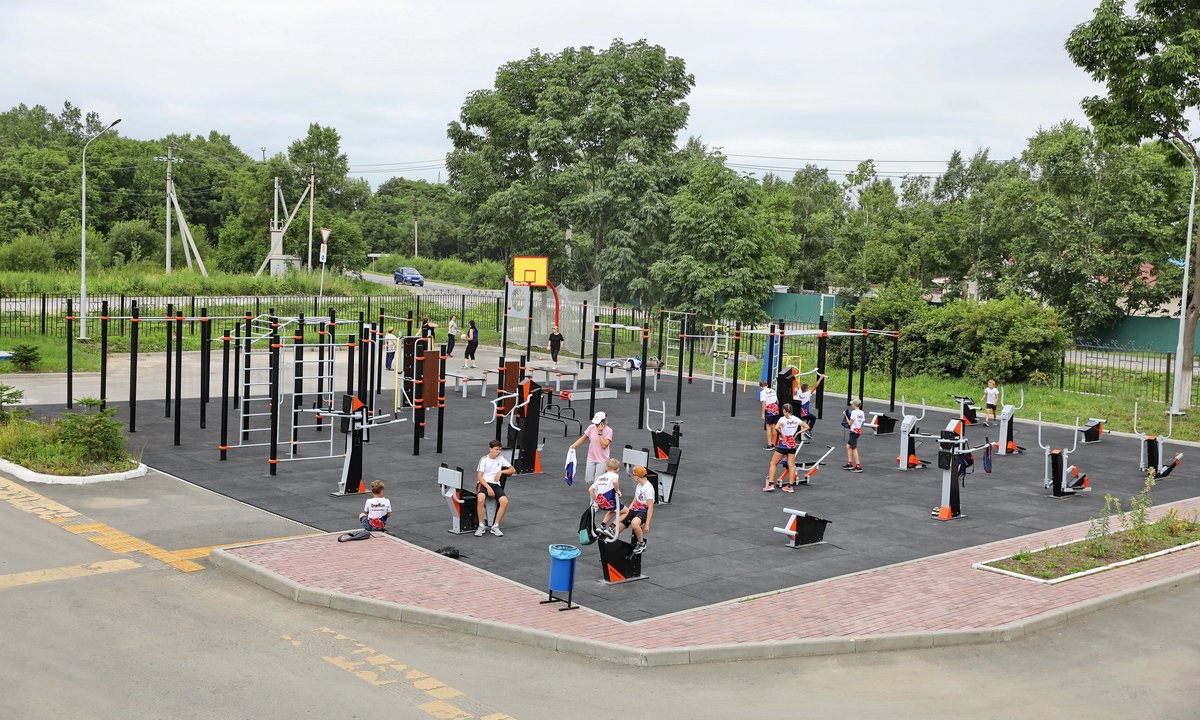 Площадка ГТО стала центром спортивной жизни в Надеждинском районе