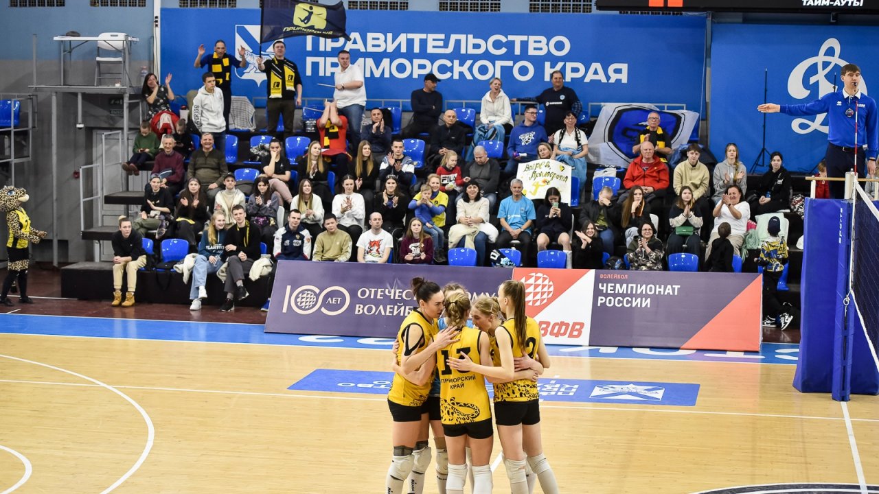 Волейболистки «Приморочки» завоевали путевку в финал «Высшей лиги»